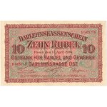 Ost - 10 Rubel 1916 * Poznań - Posen * D series.