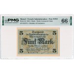 Lithuania (Memel) Klaipeda / Klaipėda - 5 Mark 1922 * P4b * watermark 58.