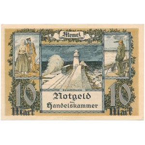 Lithuania (Memel) Klaipeda / Klaipėda - 10 Mark 1922 * P5a * watermark 59.