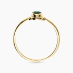 585 yellow gold ring with tourmaline
