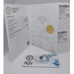 Diament brylant naturalny AŻ 2.32 ct Certyfikat IGI