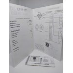 Diamond natural diamond As much as 3.57 ct ! Gem Antwerp Certificate