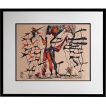Salvador Dali, (1904-1989) Tristan Fou Costumes-femme-fleurs (Women Flowers) 1970