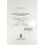 [Kalwaria] Gola Zygmunt Wojciech - Kalwaria Zebrzydowska on a postcard. Kalwaria Zebrzydowska 2002, published by Calvarianum. Signed by the author.