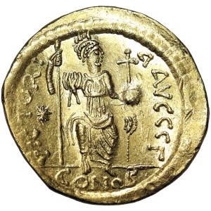 Roman Coins, Justinian II, Solidus n.d., Constantinople