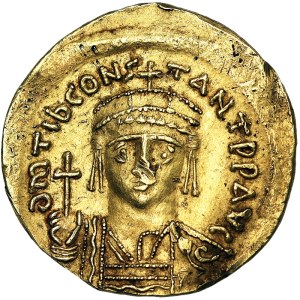 Monety rzymskie, Tyberiusz II Konstantyn, Solidus n.d., Konstantynopol