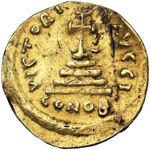 Monety rzymskie, Tyberiusz II Konstantyn, Solidus n.d., Konstantynopol