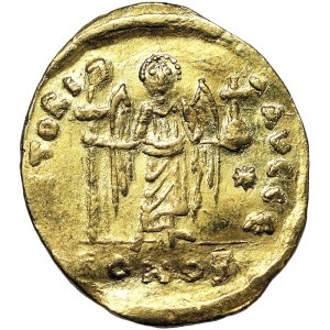 Roman Coins, Mauricius Tiberius, Solidus n.d., Constantinople