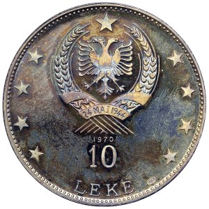 Albanie, 10 Leke 1970