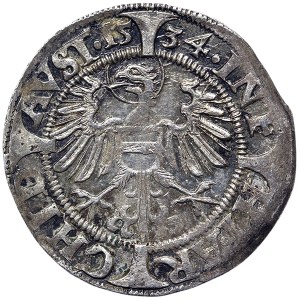 Austria, Ferdynand I, Święty Cesarz Rzymski, 3 Kreuzer 1534, Wiedeń