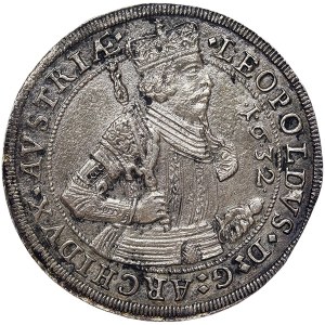 Austria, Leopold V, 1/2 Taler 1632, Hall