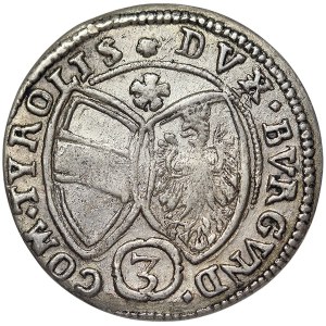 Rakousko, Ferdinand Karel, 3 Kreuzer 1641, Hall