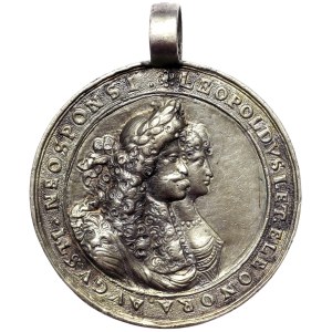 Austria, Leopold I, Silver Cast Medal n.d. (1676)