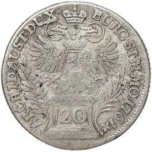 Austria, Maria Theresia, 20 Kreuzer 1761, Prague