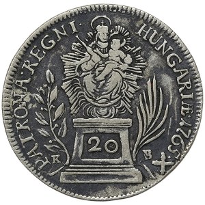 Austria, Maria Theresia, 20 Kreuzer 1765, KB Kremnitz