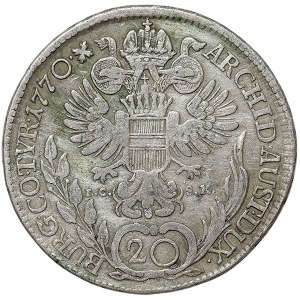 Austria, Maria Theresia, 20 Kreuzer 1770, IC-SK Vienna