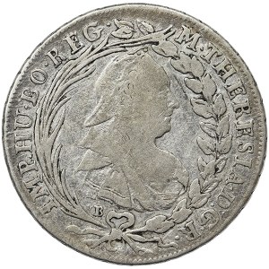Rakúsko, Maria Theresia, 20 Kreuzer 1773, B EVM-D Kremnitz