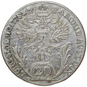 Rakúsko, Maria Theresia, 20 Kreuzer 1778, EVS-IK Praha