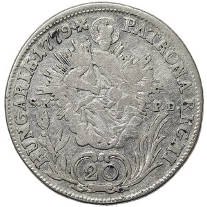Austria, Maria Theresia, 20 Kreuzer 1779, B SK-PD Kremnitz