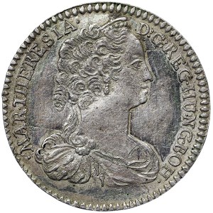 Rakúsko, Maria Theresia, VI Kreuzer 1745, Hall