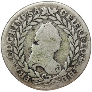Rakúsko, František I., cisár Svätej ríše rímskej, 20 Kreuzer 1756, P-R Praha