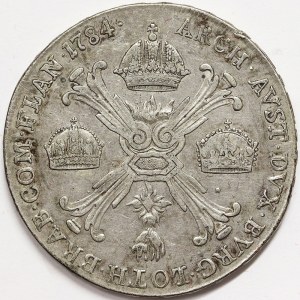 Rakúsko, Joseph II, Kronentaler 1784, B Kremnitz