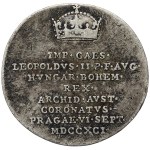 Austria, Leopold II, Medal Coronation of Bohemian King in Prague 1791