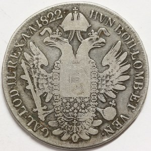 Austria, Francis I, Taler 1822, A Vienna