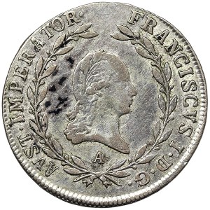 Austria, Francis I, 20 Kreuzer 1809, A Vienna