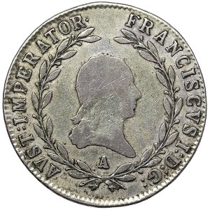 Austria, Francis I, 20 Kreuzer 1815, A Vienna