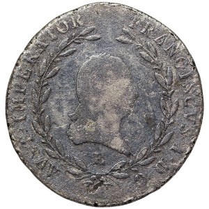 Austria, Francis I, 20 Kreuzer 1819, E Karlsburg (Transylvania)