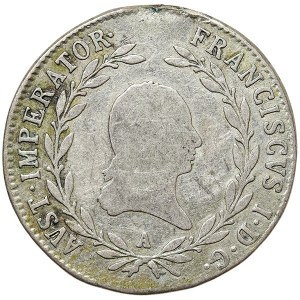 Austria, Francis I, 20 Kreuzer 1823, A Vienna