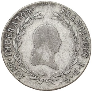 Austria, Francis I, 20 Kreuzer 1824, A Vienna