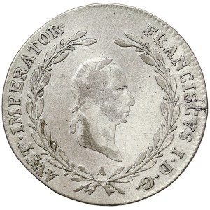 Austria, Francis I, 20 Kreuzer 1826, A Vienna