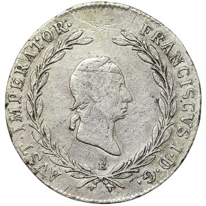 Austria, Francis I, 20 Kreuzer 1827, E Karlsburg (Transylvania)