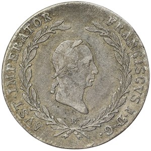 Austria, Francis I, 20 Kreuzer 1828, E Karlsburg (Transylvania)
