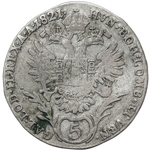 Rakúsko, František I., 5 Kreuzer 1821, A Viedeň