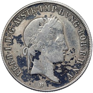 Austria, Ferdinand I, 20 Kreuzer 1837, B Kremnitz