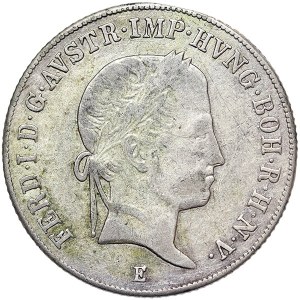 Austria, Ferdinand I, 20 Kreuzer 1843, E Karlsburg (Transylvania)