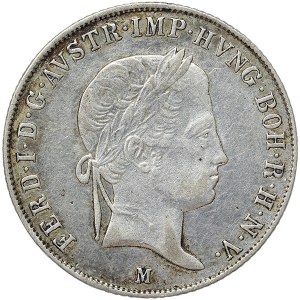 Austria, Ferdinand I, 20 Kreuzer 1843, M Milan