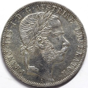 Austria, Franz Joseph I, 1 Gulden 1869, A Vienna