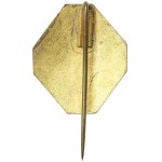 Austria, Franz Joseph I, Pin for the Triple Alliance Kappenabzeichen WWI 1914