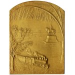 Belgian Congo, Albert I, Plaque Journey of King and Queen Elisabeth 1928