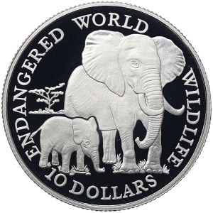 Cook Islands, Elizabeth II, 10 Dollars 1990