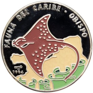Cuba, 10 Pesos Spotted Eagle Ray 1994