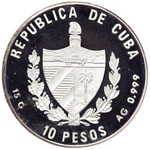 Cuba, 10 Pesos Marilope 1997