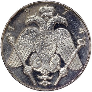 Cyprus, 6 Pounds token 1974