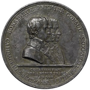 Francja, Napoleon I, medal departamentu Sekwany 1800/01