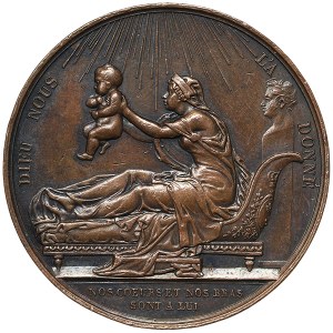 France, Louis XVIII, Medal Birth of the Duke of Bordeaux 1820