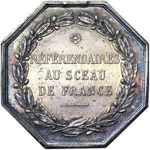France, Napoleon III, Token French Ministry of Justice n.d.